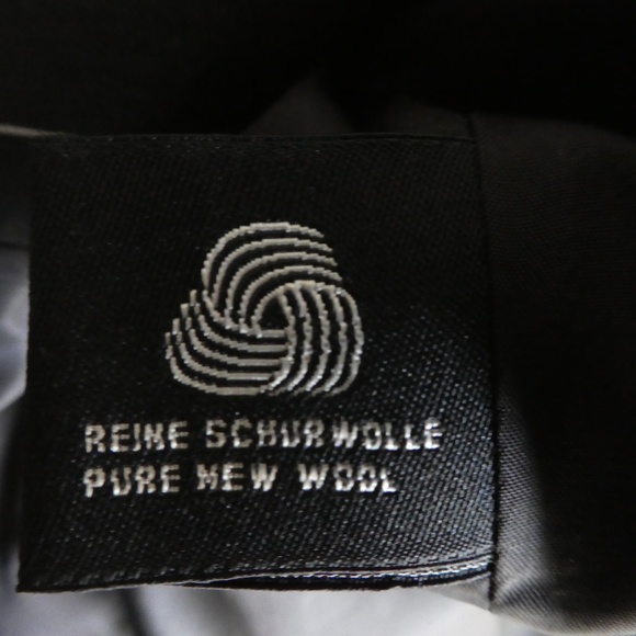 Designer Escada Elements Blazer Black Pure New Wool Pinstripe Italy - Picture 8 of 8